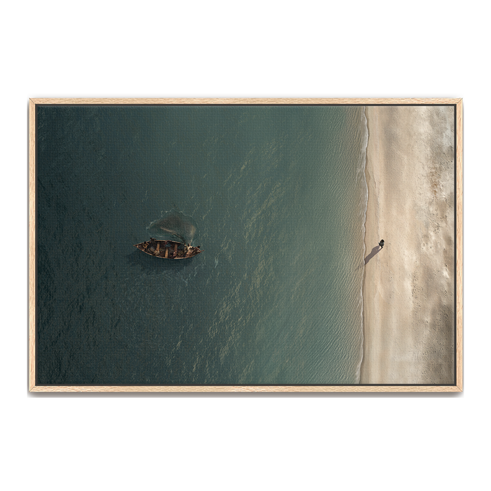 Framed Canvas / 12X8 / Thin Oak