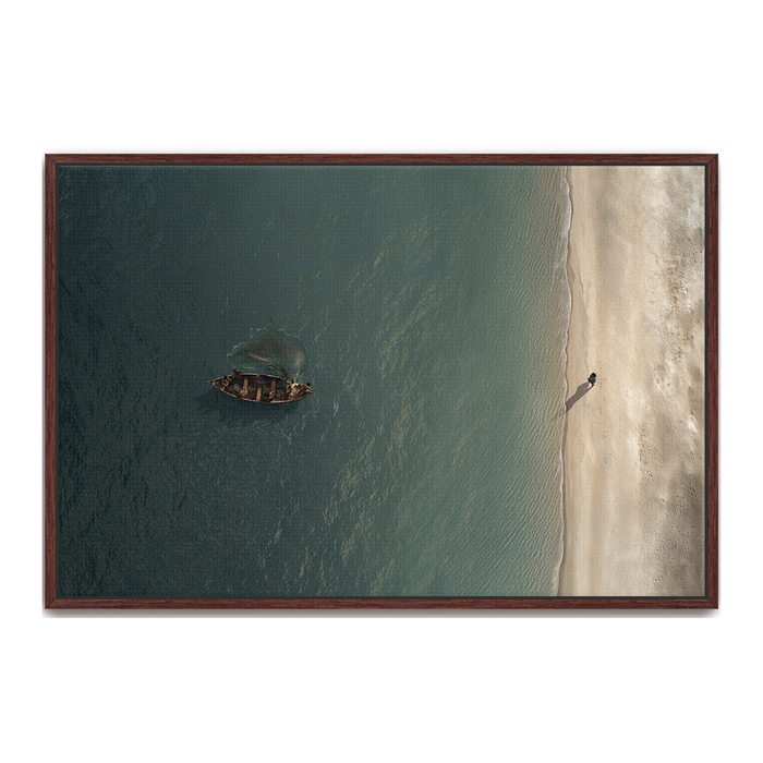 Framed Canvas / 12X8 / Thin Espresso