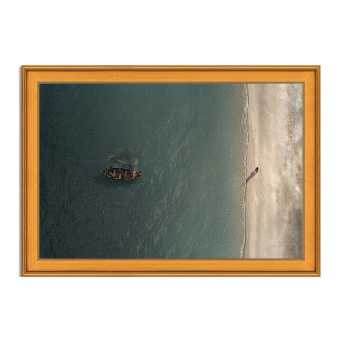 Framed Canvas / 12X8 / Plein Air Gold