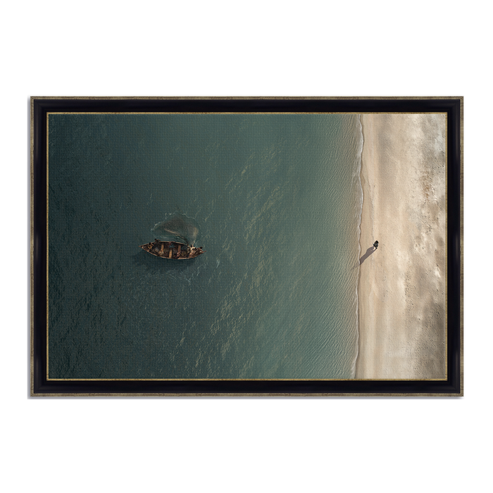 Framed Canvas / 12X8 / Black Gold Classic