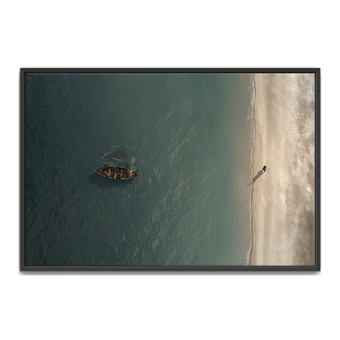 Into the Deep, Landscape | Peter and the Miraculous Catch of Fish | Christian Wall Art by Mark Mabry