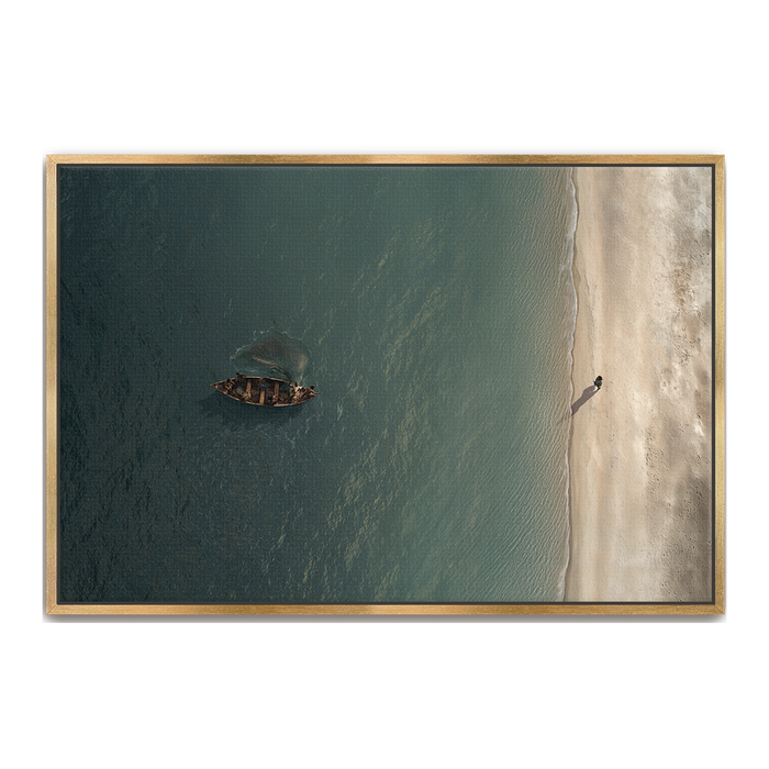 Into the Deep, Landscape | Peter and the Miraculous Catch of Fish | Christian Wall Art by Mark Mabry
