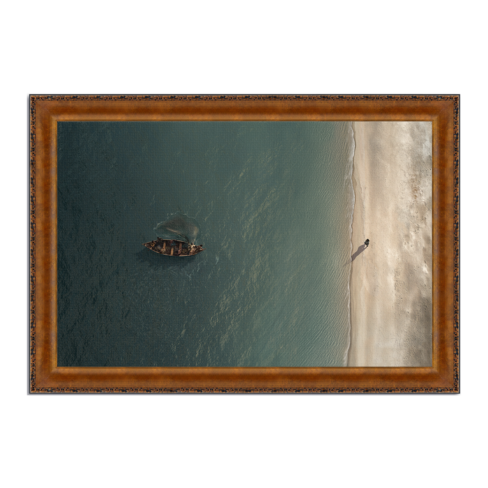 Into the Deep, Landscape | Peter and the Miraculous Catch of Fish | Christian Wall Art by Mark Mabry