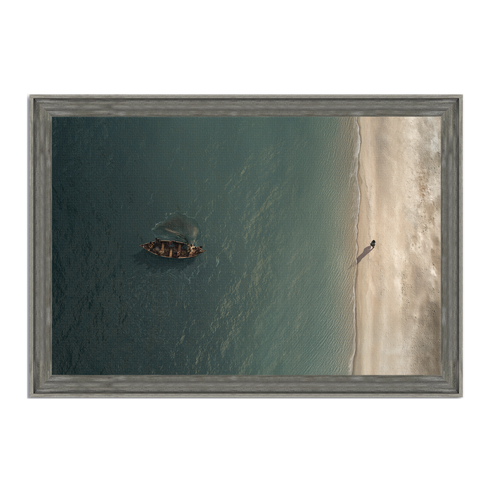 Into the Deep, Landscape | Peter and the Miraculous Catch of Fish | Christian Wall Art by Mark Mabry