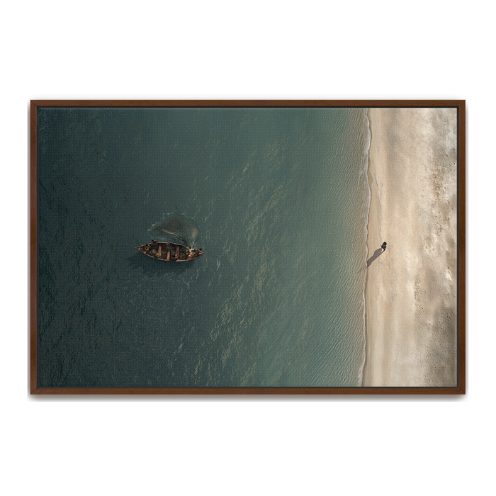 Framed Canvas / 12X8 / Thin Walnut