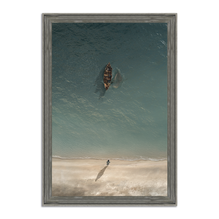 Framed Canvas / 12X8 / Driftwood Gray