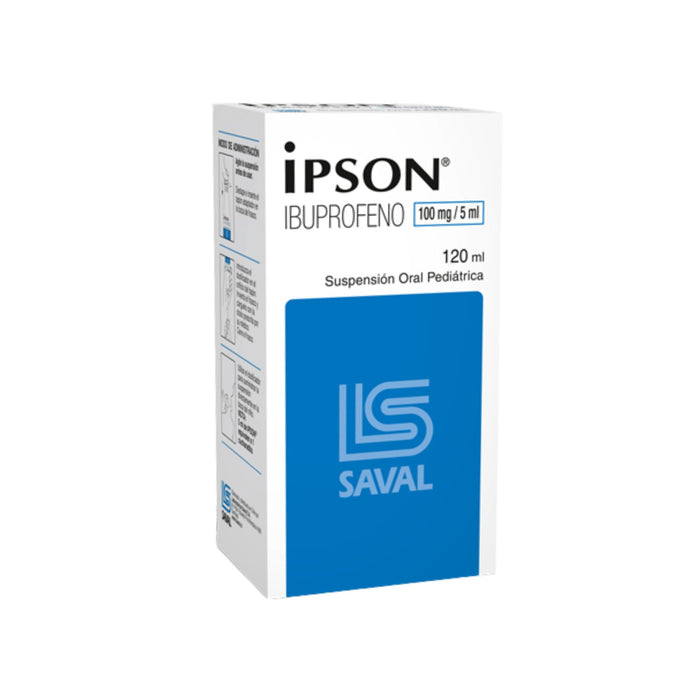 Ipson 100Mg/5Ml Ibuprofeno Jarabe X 120Ml