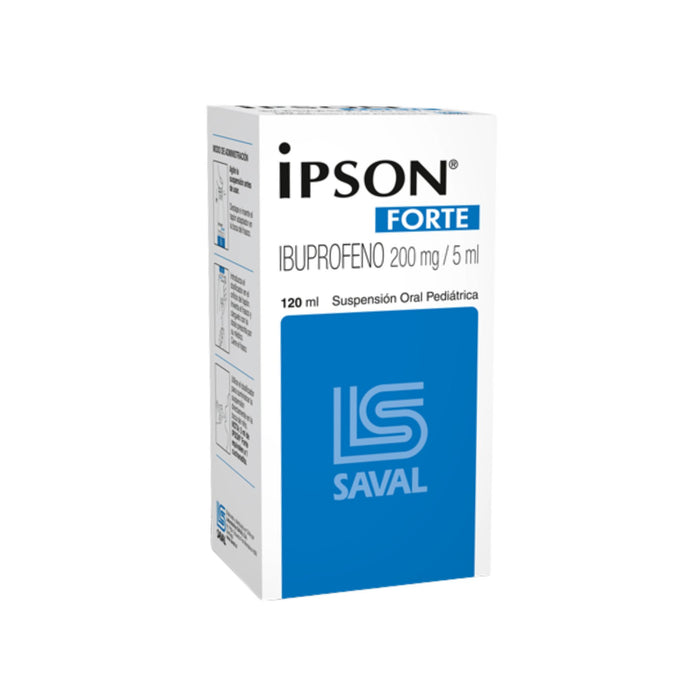 Ipson Forte 200Mg/5Ml Ibuprofeno Jarabe X 120Ml