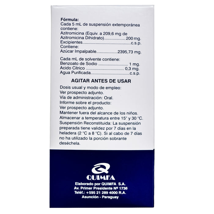 Isobiotic 200Mg Susp X 30Ml Azitromicina