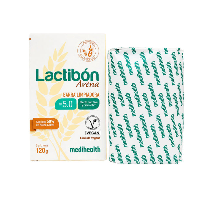 Jabón Barra Limpiadora Lactibón Ph5 Avena X 120G