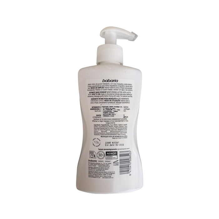 Jabón Intimo Babaria Rosa Mosqueta X 300Ml