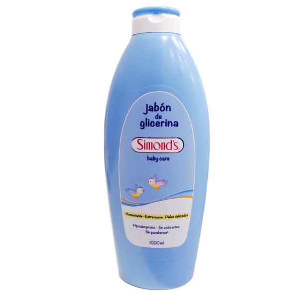 Botella de jabón líquido Simonds Glicerina, 750ml.