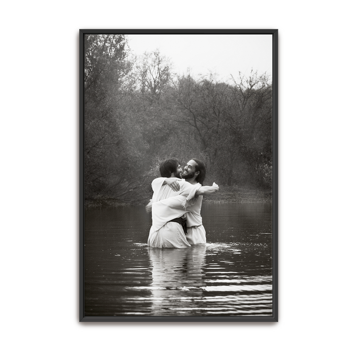Framed Canvas / 8X10 / Thin Black