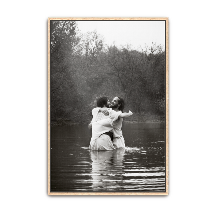 Framed Canvas / 8X10 / Thin Oak
