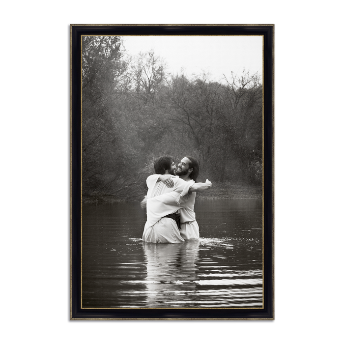 Framed Canvas / 8X10 / Black Gold Classic