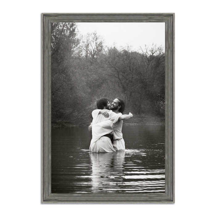 Framed Canvas / 8X10 / Driftwood Gray