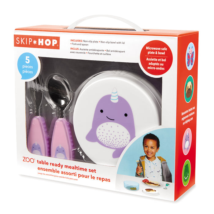 Juego De Utensilios Para Comida Ballena Skip Hop X 5 Piezas