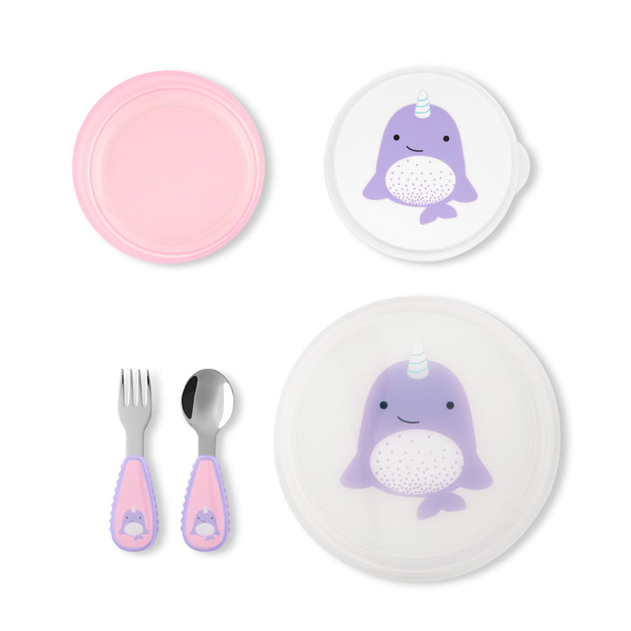 Juego De Utensilios Para Comida Ballena Skip Hop X 5 Piezas