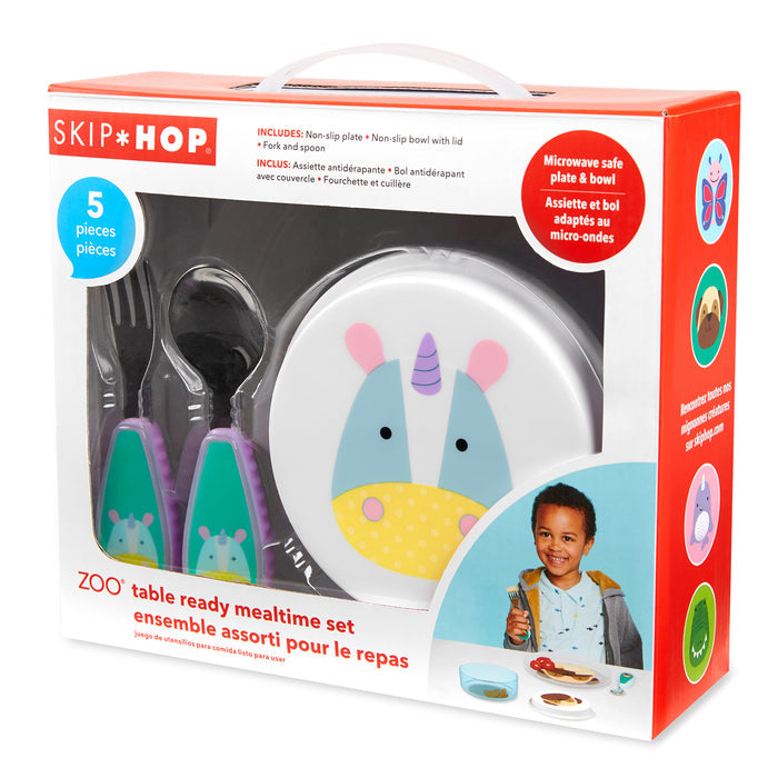 Juego De Utensilios Para Comida Unicornio Skip Hop X 5 Piezas