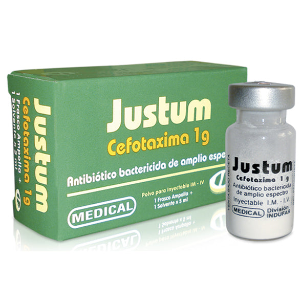 Justum Cefotaxima 1G X Ampolla
