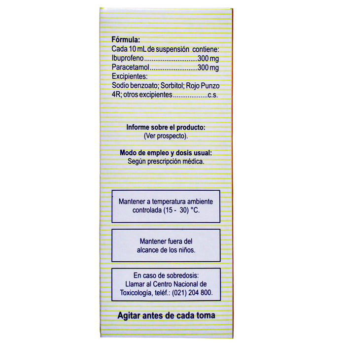 K-Dol Plus Ibuprofeno Paracetamol Suspensión X 100Ml