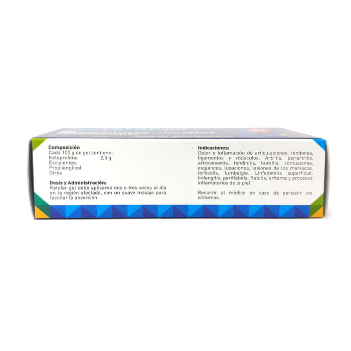 Ketofar Gel Ketoprofeno 0.025 X 50G