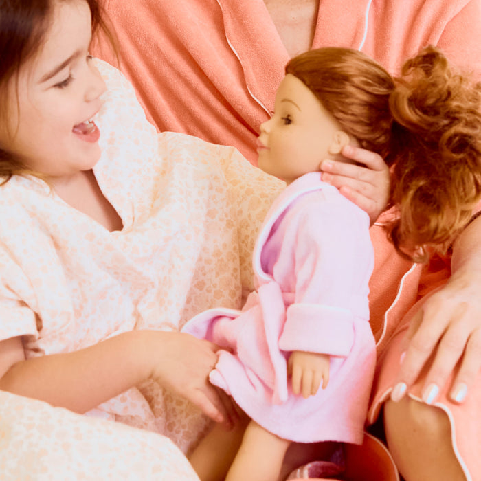Kids and Doll Bathrobe Set