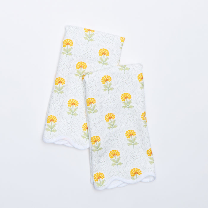 Marigold Floral / No Embroidery