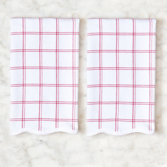 Red Windowpane / No Embroidery