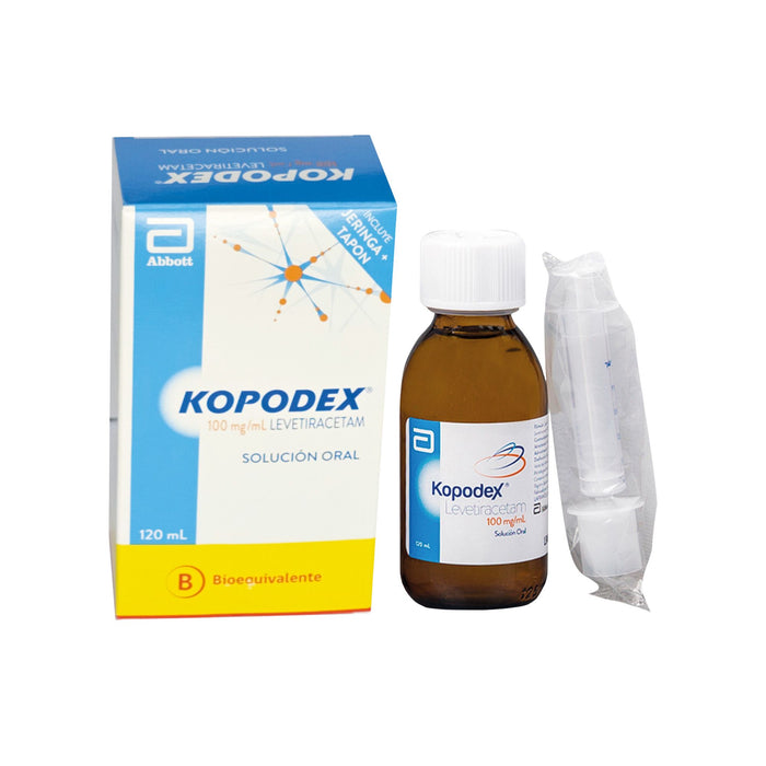Kopodex Levetiracetam 100Mg/Ml Solución Oral X 120Ml