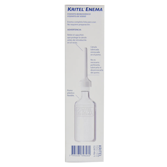 Kritel Enema Fosfato Monodosico Disodico X 135Ml