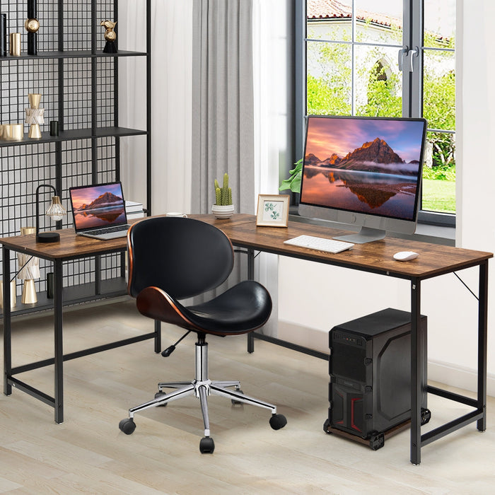 L Shaped Desk Corner Computer Desk PC Laptop Gaming Table Workstation