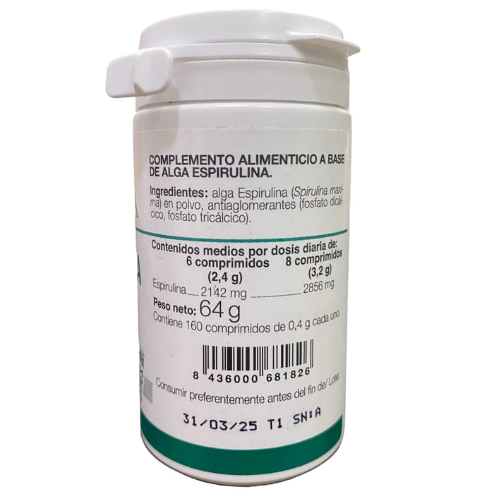 La Justicia Espirulina Frasco X 160 Comprimidos