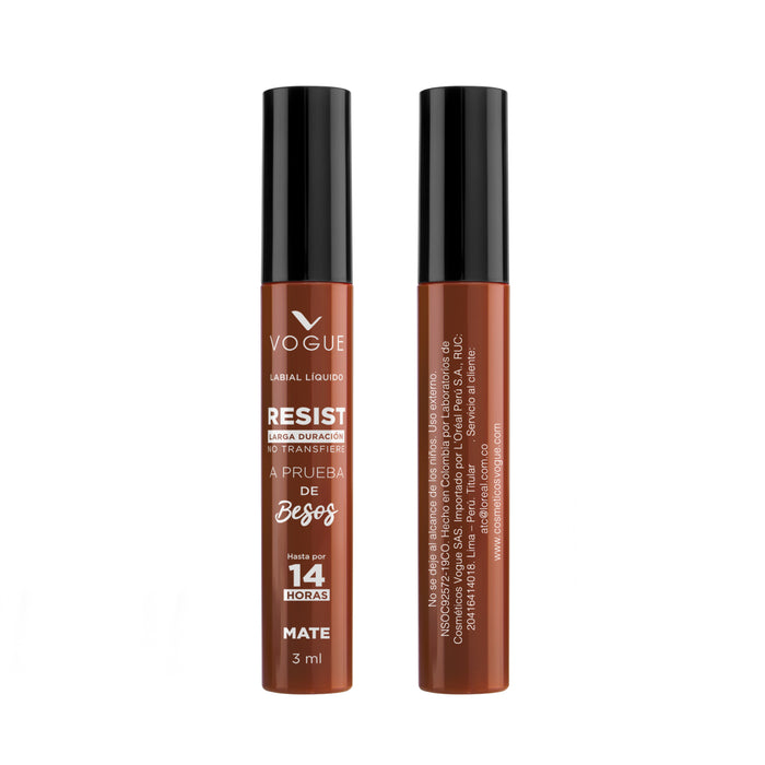 Labial Líquido Vogue Resist Misteriosa X 3Ml