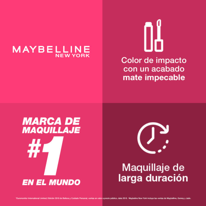 Labial Maybelline Super Stay Matte Ink Nro.30 Romantic