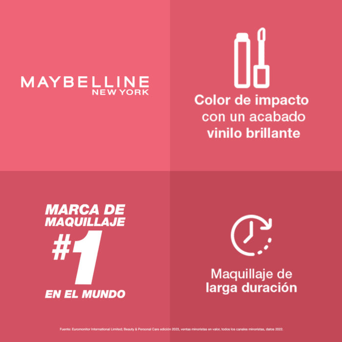 Labial Maybelline Super Stay Vinyl Ink 145 Rogue