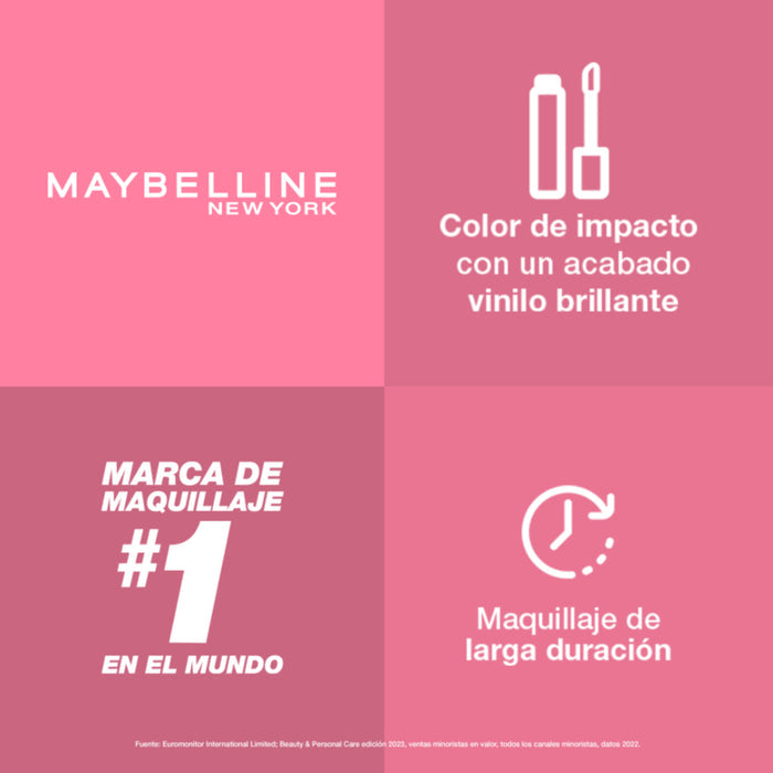 Labial Maybelline Super Stay Vinyl Ink 155 Upbeat