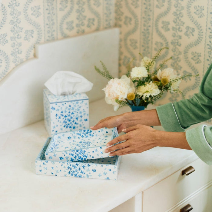 Lacquer Tray & Tissue Box Set