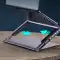 Laptop stand - white open angle