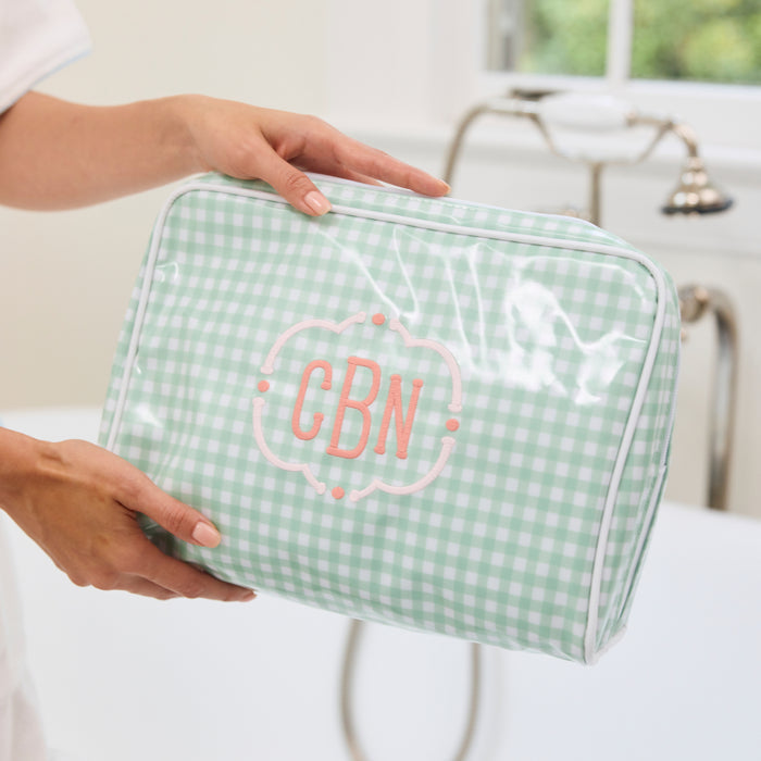 Large Patterned Toiletry Bag