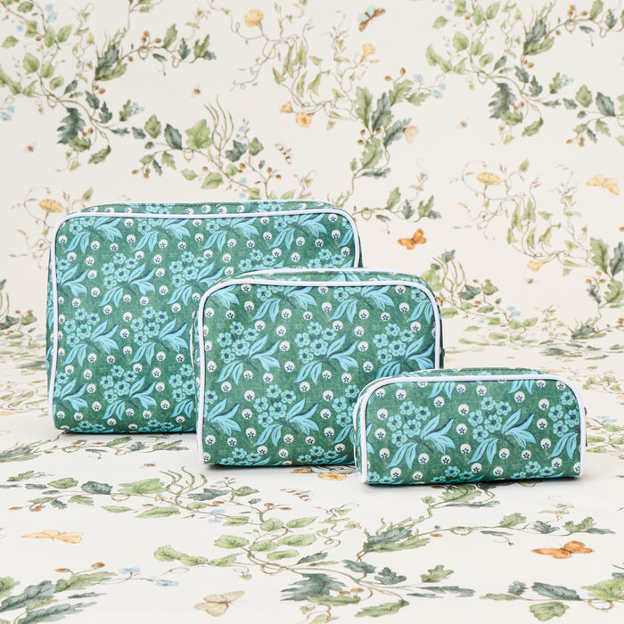 Leah O'Connell x Weezie Large Patterned Toiletry Bag