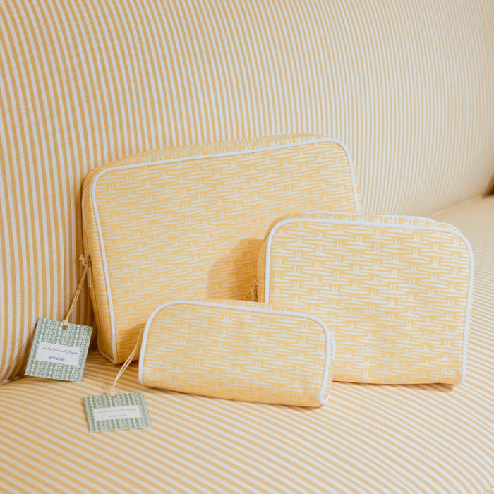 Leah O'Connell x Weezie Large Patterned Toiletry Bag