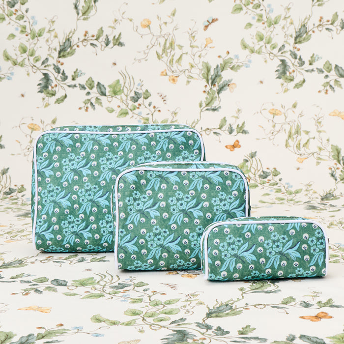 Leah O'Connell x Weezie Medium Patterned Toiletry Bag
