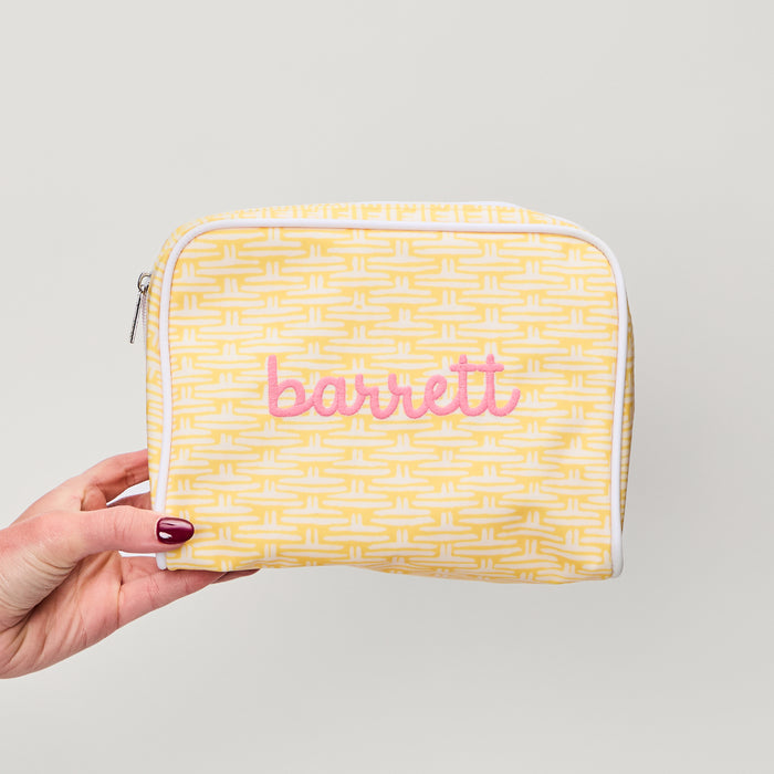 Leah O'Connell x Weezie Medium Patterned Toiletry Bag