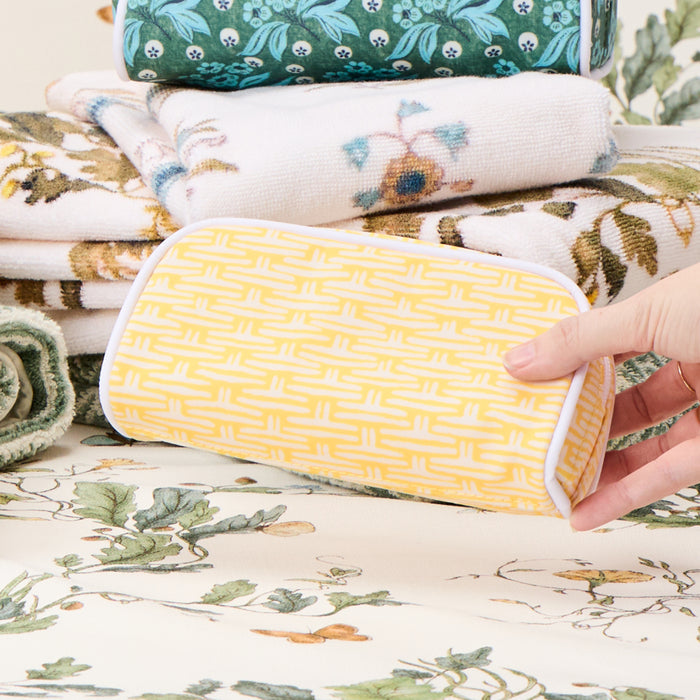 Leah O'Connell x Weezie Small Patterned Toiletry Bag