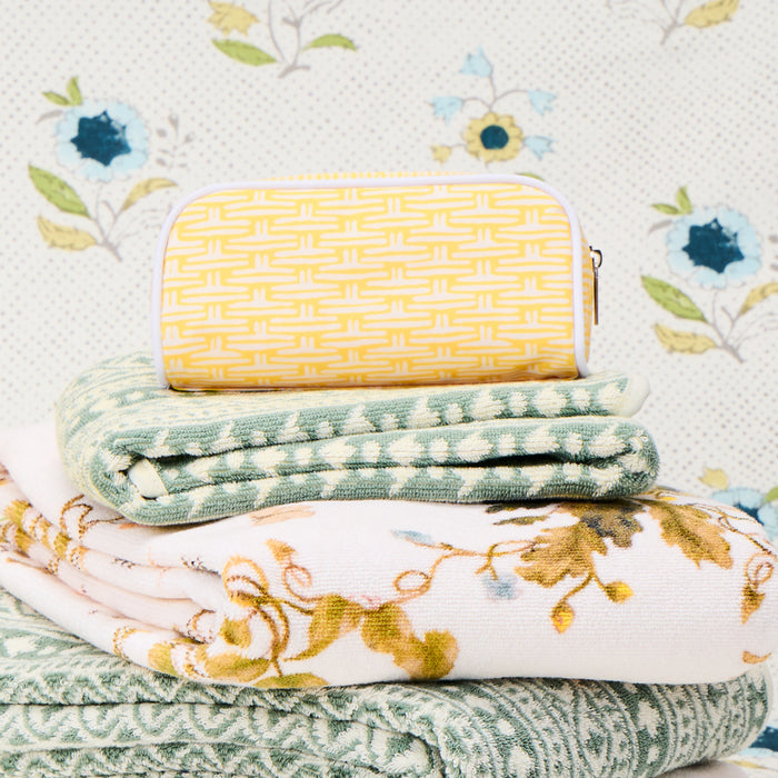 Leah O'Connell x Weezie Small Patterned Toiletry Bag