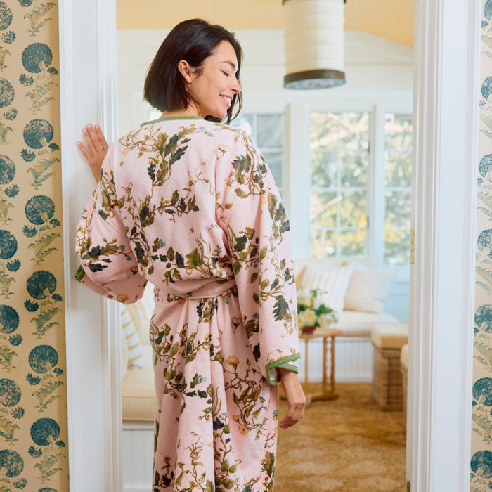 Leah O'Connell x Weezie Women’s Bell Sleeve Plush Robe