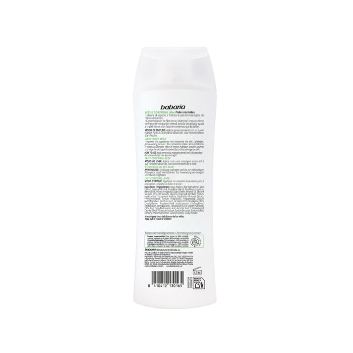 Leche Corporal Babaria Aloe X 400Ml