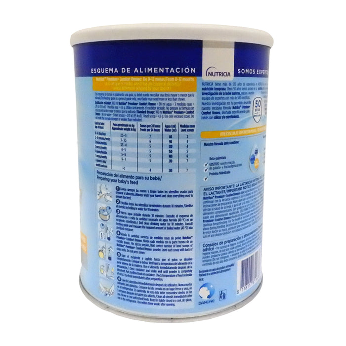 Leche Infantil Nutrilon Premium+ Comfort Omneo Lata X 900 Gr