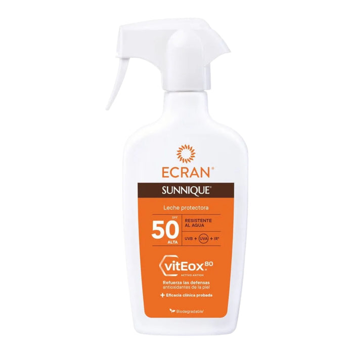 Leche Protectora Ecran Sunnique Spf50 Pistola X 270Ml